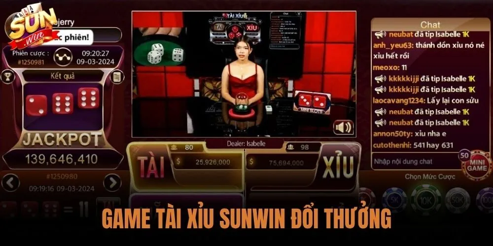 Game Tài Xỉu Sunwin Đổi Thưởng