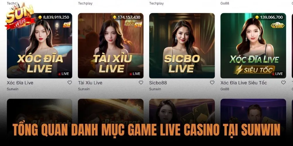 tong-quan-danh-muc-game-live-casino-tai-sunwin